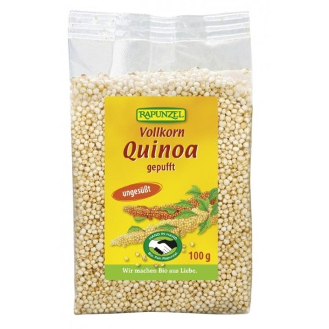 Cereale bio expandate, Quinoa integrala expandata  - 100 g, biomag.ro