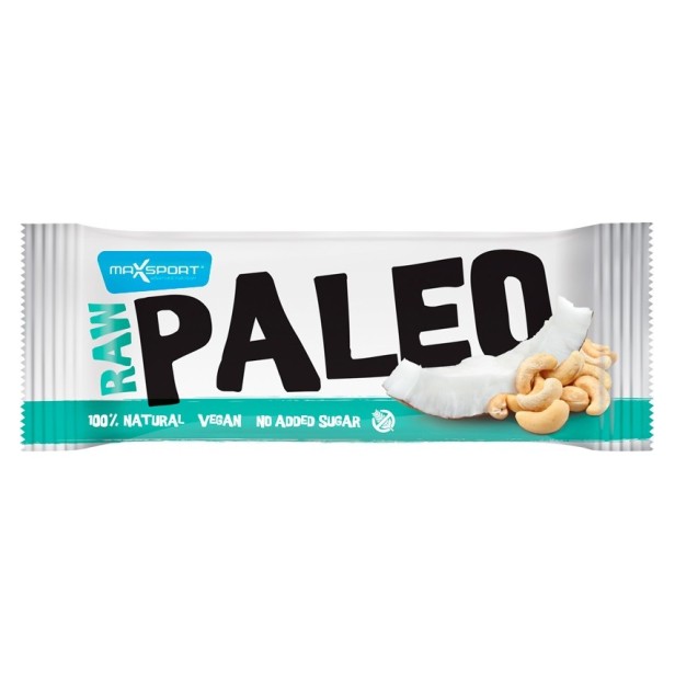 Raw paleo baton proteic cu cocos si caju, 50g max sport