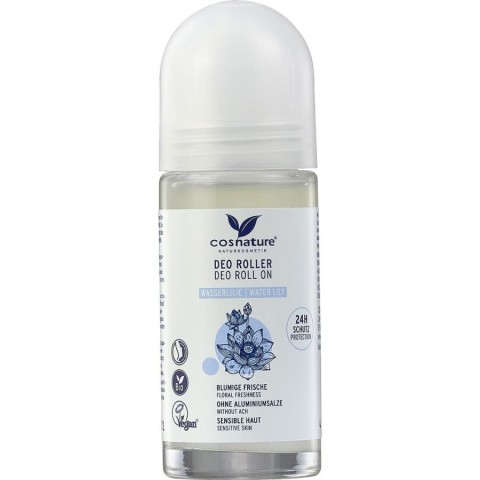 Cosnature, Roll-on cu nufar si aloe vera bio fara aluminiu - 50 ml, biomag.ro