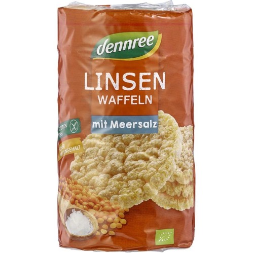 Rondele bio din linte cu sare fara gluten - 100 g