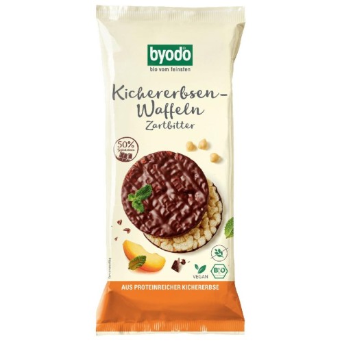 Rondele bio din naut cu ciocolata amaruie fara gluten - 65 g