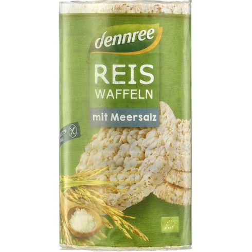 Rondele ecologice din orez expandat cu sare - 100 g