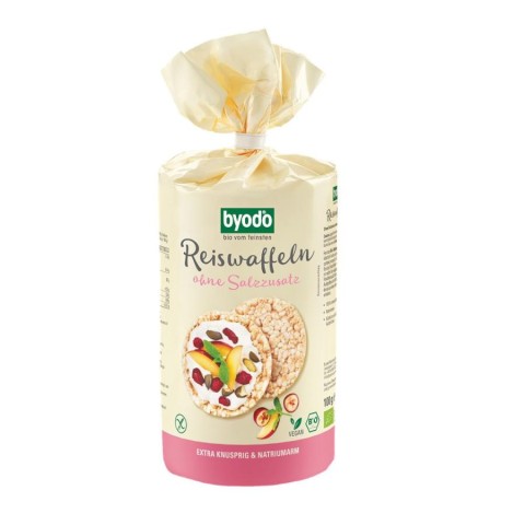 Cereale bio expandate, Rondele bio din orez expandat fara sare fara gluten - 100 g, biomag.ro