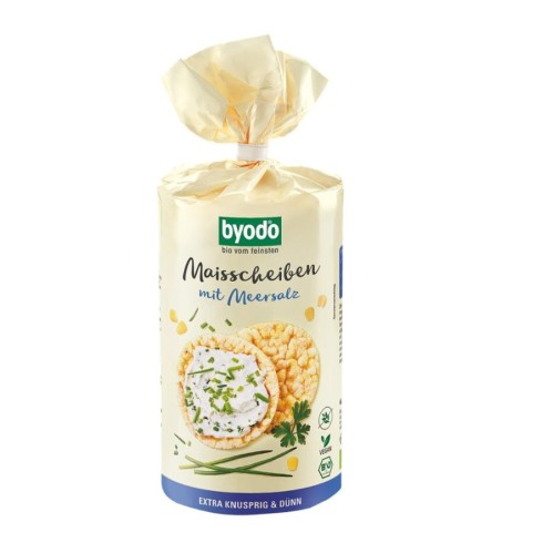 Rondele bio din porumb cu sare fara gluten - 120 g