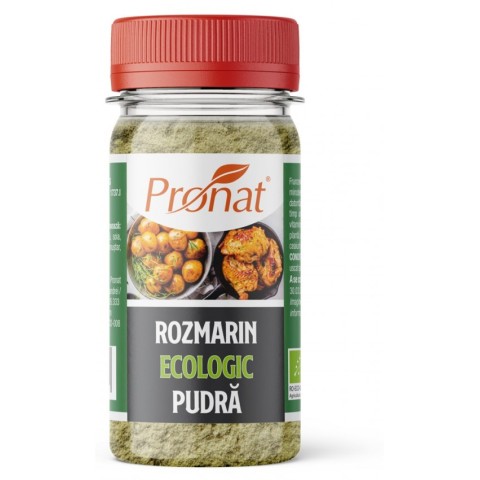 Condimente naturale, Rozmarin bio, pudra, 35g, biomag.ro