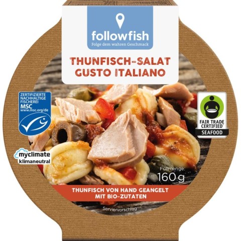 Conserve de peste bio, Salata cu ton el gusto italiano - 160 g, biomag.ro