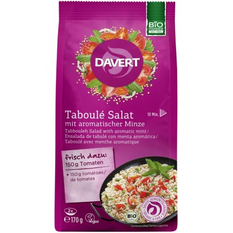 Mixuri bio si blaturi, Salata taboule cu menta - 170 g, biomag.ro