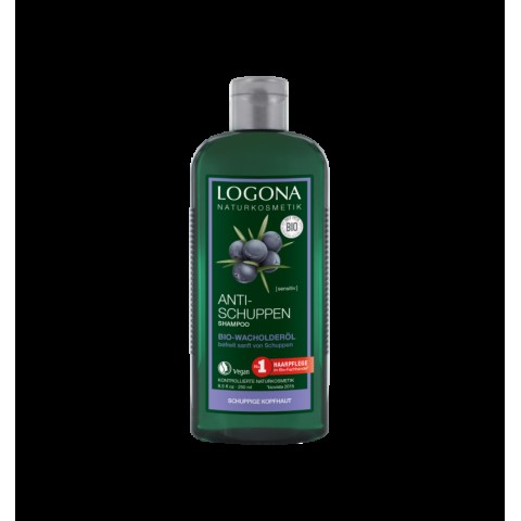 Logona, Sampon bio anti matreata cu ulei de ienupar, 250ml, biomag.ro