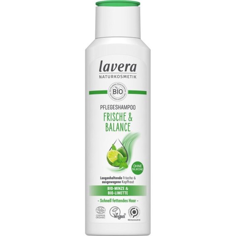 Cosmetice naturale, Sampon pentru prospetime si echilibru cu menta bio si lime bio - 250 ml, biomag.ro