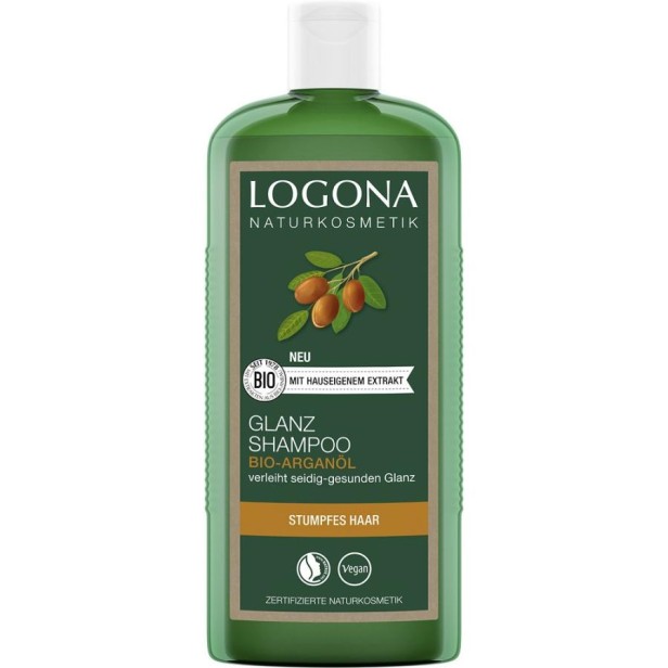 Sampon pentru stralucire cu ulei de argan bio - 250 ml