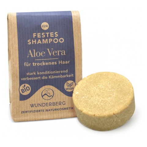 Pagina 3 Cosmetice naturale, Sampon solid bio cu aloe vera, 48g wunderberg, biomag.ro