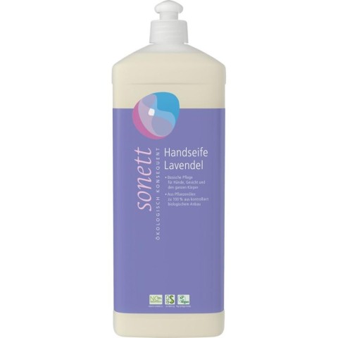 Intretinere si ingrijire, Sapun lichid cu lavanda pentru maini si corp - 1 l, biomag.ro