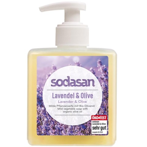 Sodasan, Sapun lichid cu lavanda si masline bio - 300 ml, biomag.ro