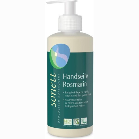 Sonett, Sapun lichid cu rozmarin - 300 ml, biomag.ro