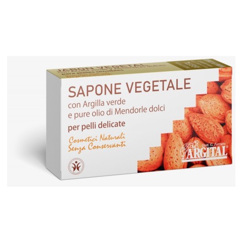 Sapun lichid, solid, intim, Sapun vegetal cu argila verde si migdale dulci, 100g, biomag.ro
