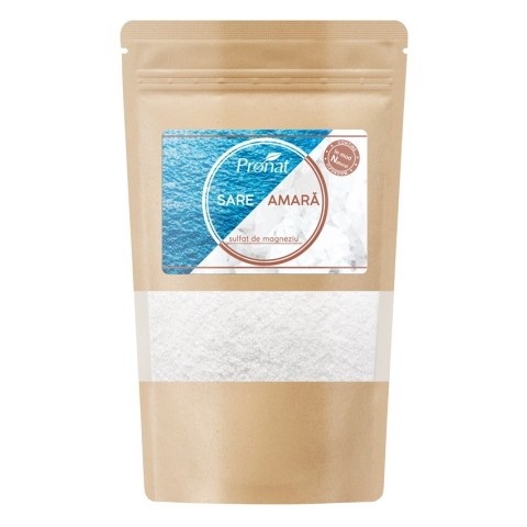 Conserve, pateuri, Sare epson sare amara (sulfat de magneziu), 500g, biomag.ro
