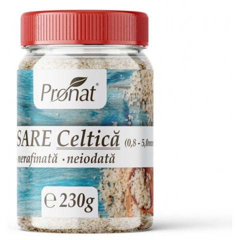 Pronat Pet Pack, Sare celtica grunjoasa, nerafinată, neiodata, 230g, biomag.ro