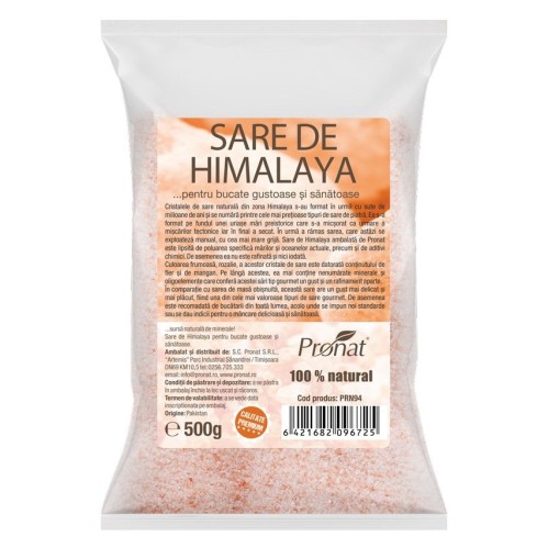 Sare de himalaya de masa, 500g