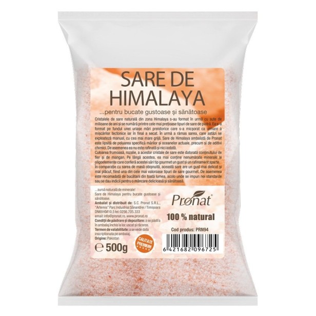 Sare de himalaya de masa, 500g