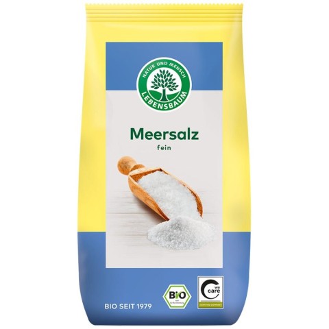 Lebensbaum, Sare de mare bio fina neiodata - 500 g, biomag.ro