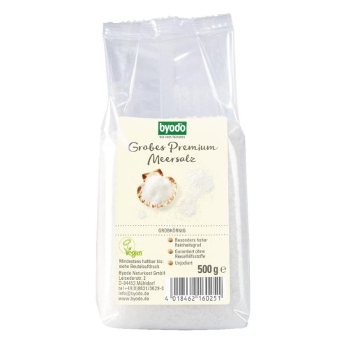 Sare de mare neiodata grunjoasa - 500 g