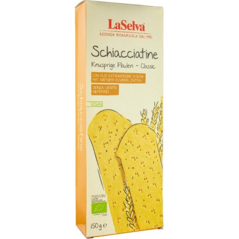 Snacksuri, Schiacciatine bio classic, 150g, biomag.ro