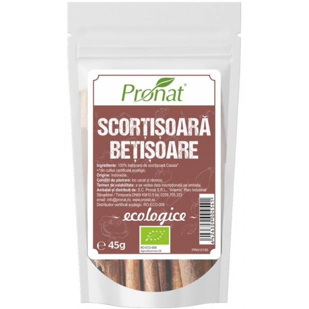 Scortisoara bio (betisoare), 45g