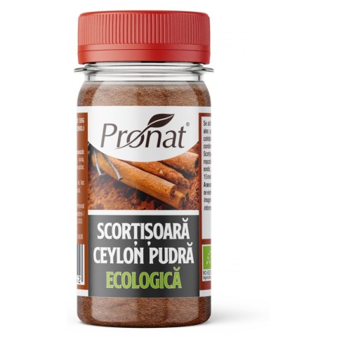 Condimente naturale, Scortisoara ceylon pudra bio, 40g, biomag.ro