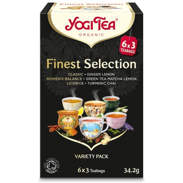 Selectie de ceaiuri bio finest selection, 34.2g yogi