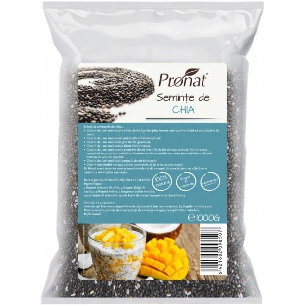 Seminte de chia, 1000g