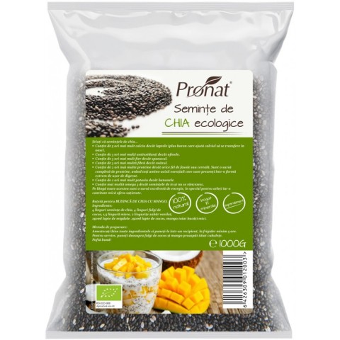 Seminte, Seminte de chia bio, 1000g, biomag.ro