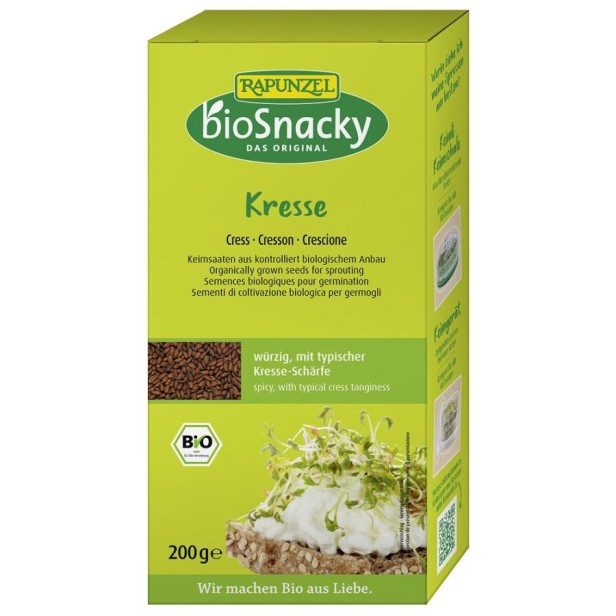 Seminte de creson ecologic pentru germinat - 200 g