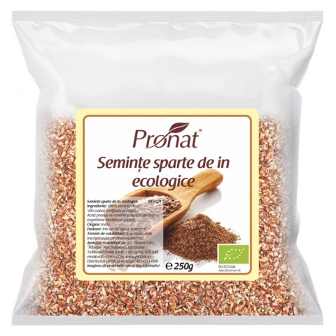 Pronat Foil Pack, Seminte de in sparte bio, 250g, biomag.ro
