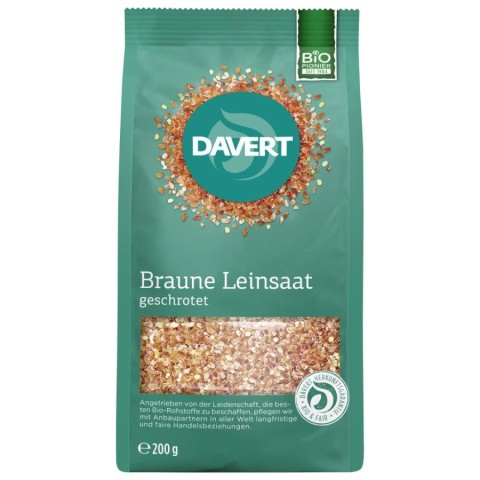 Seminte bio din plante oleaginoase, Seminte de in zdrobite - 200 g, biomag.ro