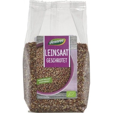 Seminte bio din plante oleaginoase, Seminte de in zdrobite bio - 200 g, biomag.ro