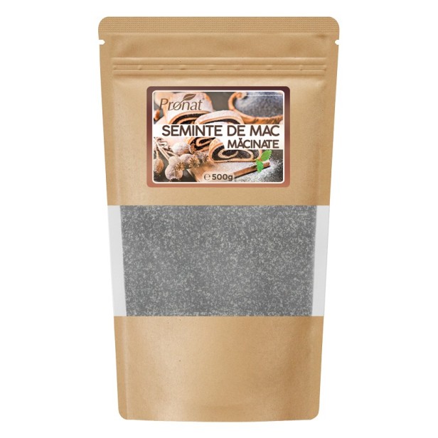 Seminte de mac macinate, 500g