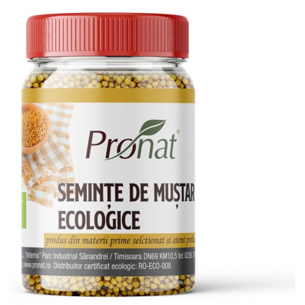 Seminte de mustar bio, 180g