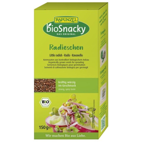 Leguminoase, Seminte ecologice de ridiche pentru germinat - 150 g, biomag.ro
