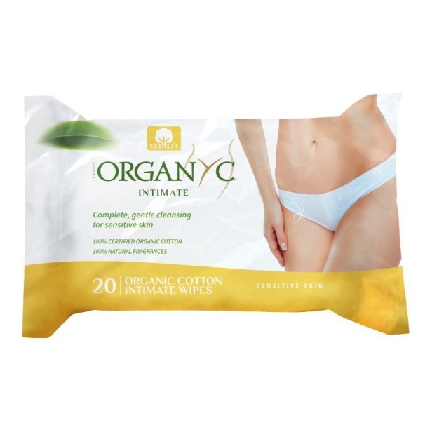 Servetele intime din bumbac organic 20 buc