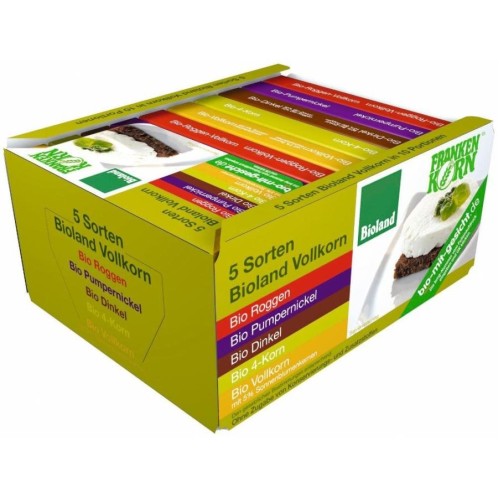 Set 5 sortimente de paine bio - 500 g