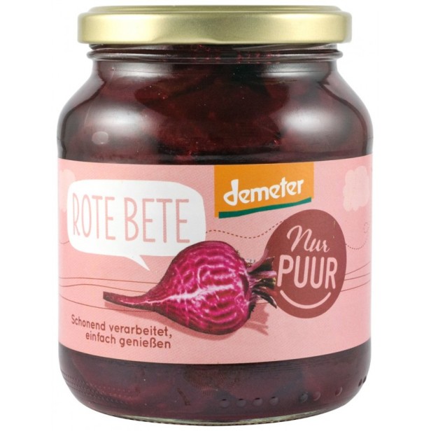 Sfecla rosie bio si demeter, 340g nur puur