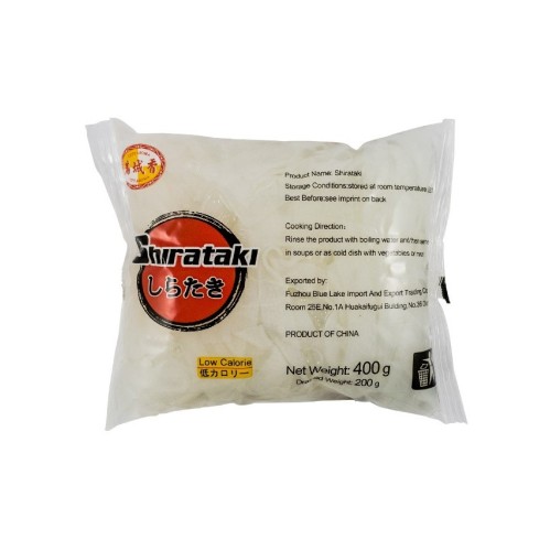 Shirataki taitei lati (fini) din faina de konjac, 400g