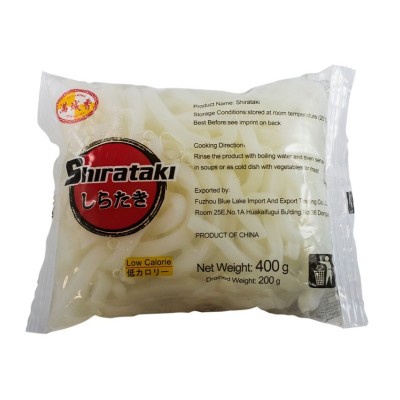 Shirataki taitei lati (udon) din faina de konjac, 400g