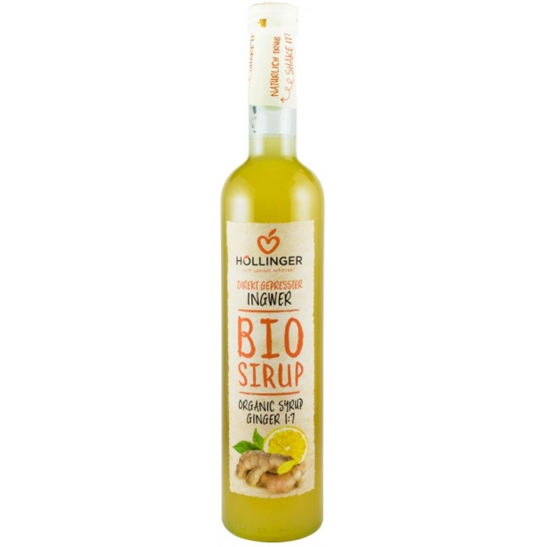 Sirop bio din ghimbir si lamaie, 500ml