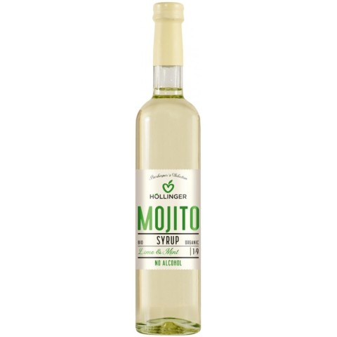 Hollinger, Sirop bio mojito 1:9 lime si menta, fara alcool, 500ml, biomag.ro