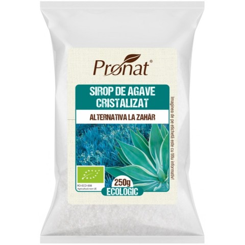 Pronat Foil Pack, Sirop de agave cristalizat, bio 250g, biomag.ro