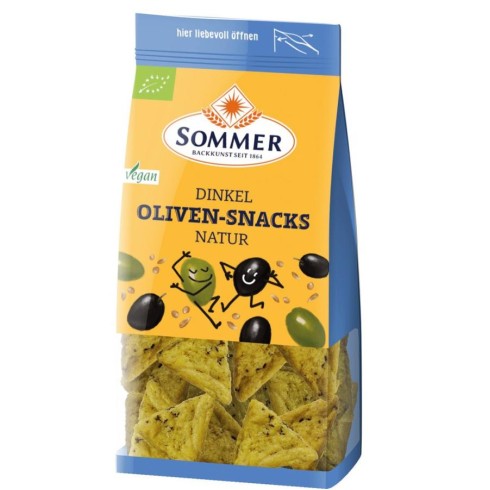 Snack vegan din spelta cu masline - 150 g