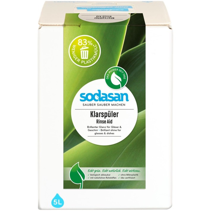Solutie clatire pentru masina de spalat vase bag-in-box - 5 l  - Biomag.ro