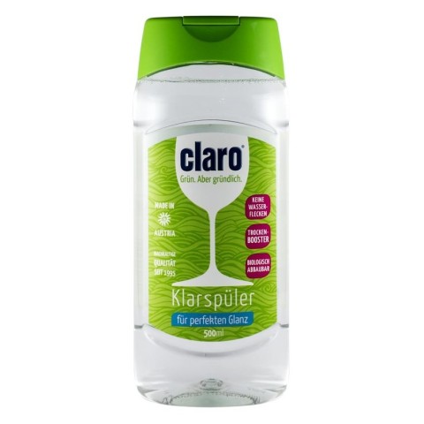 Claro, Solutie ecologica de clatire pentru masina de spalat vase, 500ml, biomag.ro