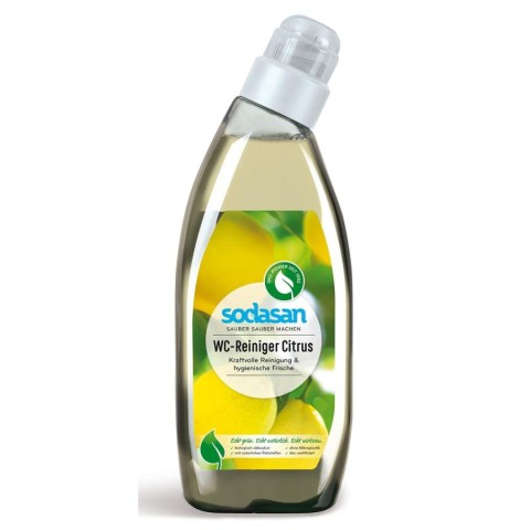 Sodasan, Solutie bio pentru curatat toaleta cu lamaie - 750 ml, biomag.ro